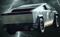 Het Tesla Cybertruck-prototype werd gespot in Palo Alto, Californië, waar het werd getest op de openbare weg. (Beeldbron: ftronz & Unsplash - bewerkt)