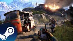 Een screenshot van Ubisofts open wereld FPS Far Cry 4 die de gameplay en gevechten in het spel laat zien. (Afbeelding Bron: Steam - Bewerkt)