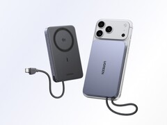 De Ugreen MagFlow Air Ultra Slim PB579-powerbank ondersteunt draadloos opladen met 25 W en opladen via USB-C met 45 W.
