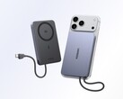 De Ugreen MagFlow Air Ultra Slim PB579-powerbank ondersteunt draadloos opladen met 25 W en opladen via USB-C met 45 W.