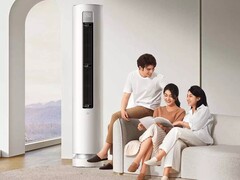 De Xiaomi Soft Wind Vertical Air Conditioner 3hp kan worden bediend met Xiao AI stemcommando&#039;s. (Beeldbron: Xiaomi)