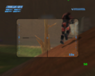 Halo Combat Evolved online multiplayer draait op een Anbernic RG35XX H in een Blood Gulch-wedstrijd met 23 spelers.