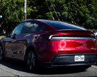 Een Tesla Model Y robotaxi in Austin. (Afbeeldingsbron: @AdanGuajardo/X)