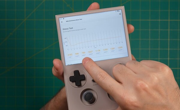 De Anbernic RG477V had aanvankelijk last van een prestatieprobleem, maar dat werd verholpen met een OTA. (Afbeeldingsbron: Anbernic)