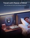 Een uitgelekte marketingafbeelding van de Anker Nano Travel Adapter (4-in-1, 100 W, Smart Display)