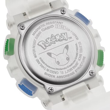 Achterkant van de Pokémon 30th Anniversary GA-110PKM-7A