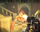 In Dreadtome krijgen spelers een repulsor-gadget om vijanden rond te duwen, een basisvuurwapen en krappe gevechtsarena's waarin ze beide moeten gebruiken. Afgebeeld - een screenshot in het spel. (Afbeeldingsbron: Steam)