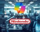 Office, afgebeeld met de logo’s van Microsoft Copilot en Nintendo