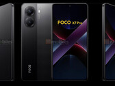 Een render van de "POCO X7 Pro". (Afbeeldingsbron: 91Mobiles)