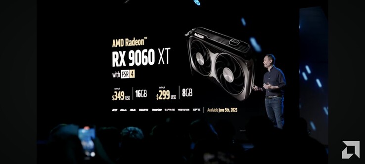 Radeon RX 9060 XT prijs en beschikbaarheid (bron: AMD)