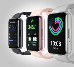 De Samsung Galaxy Fit4 lijkt grotendeels het ontwerp van de Galaxy Fit3 over te nemen, zoals te zien is op de afbeelding.
