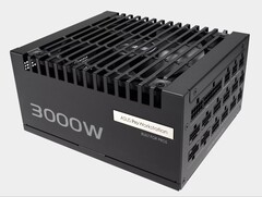 De Asus Pro WS 3000W Platinum PSU met vier 12V-2x6 aansluitingen. (Afbeeldingsbron: Asus)