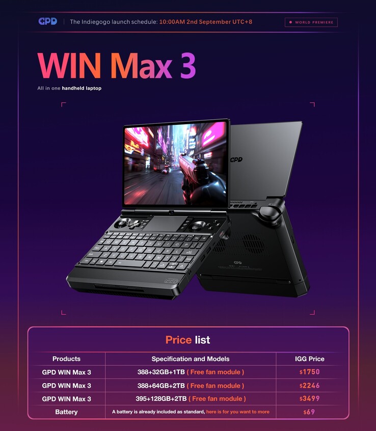 De GPD Win Max 3 is net zo duur als men zou verwachten van een systeem met Strix Halo, gezien het aanhoudende tekort aan DRAM.