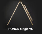 De Honor Magic V5 mag dan dun zijn, maar de camerabehuizing voegt veel massa toe. (Afbeeldingsbron: Honor - bewerkt)
