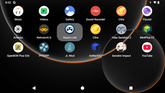 Android interface in gebruik (Afbeeldingsbron: Notebookcheck)