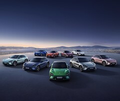 Een selectie van Xiaomi YU7 SUV's (Afbeelding bron: Xiaomi)