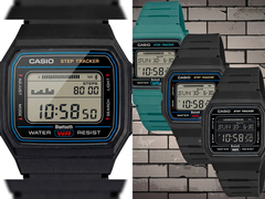 Casio F-B100W-1A, F-B100W-3A en F-B100WB-1A.
