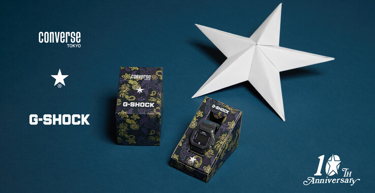 Het Casio G-Shock x Converse Tokyo DW-5600X horloge. (Afbeeldingsbron: Converse Tokio)