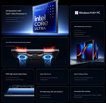 Belangrijkste specificaties van de Redmi Book Pro 14 2026 (machine vertaald)