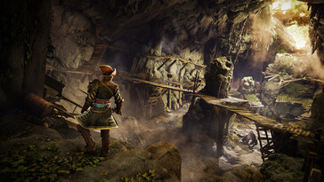 Een afbeelding die een omgeving in GreedFall toont.