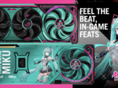 Asus RTX 5080 ROG Astral Hatsune Miku Editie: Zingt hij het janklied van de spoel? (Afbeeldingsbron: Videocardz.com)