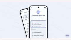 De beveiligde back-upfunctie van Signal op Android telefoon met versleutelde back-upopties voor berichten en media. (Afbeelding Bron: Signal)