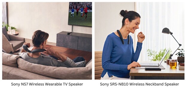 Sony positioneert zijn wearable speakers voor films, tv en work-from-home in plaats van gaming (Afbeelding Bron: Sony - bewerkt)
