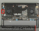 De binnenkant van de Lenovo ThinkPad P1 Gen 8 (bron: Lenovo Support YouTube-kanaal).