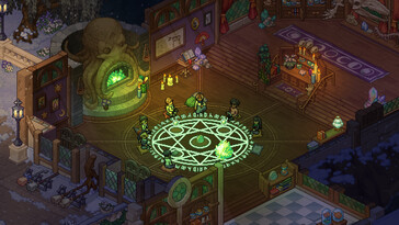 Afbeelding: Een screenshot van de gameplay van Witchbrook.