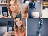 De Reink Case C1 plaatst een klein, secundair E-inktscherm op de achterkant van een iPhone. (Afbeelding: Reink Stone)