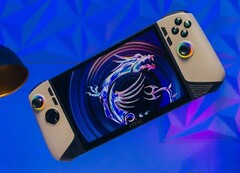 De MSI Claw 8 AI+ heeft een 8-inch 1080p 120 Hz scherm. (Afbeeldingsbron: MSI)