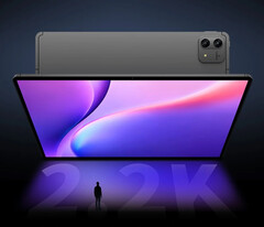 De afbeelding toont de Teclast T70 Pro-tablet in de kleur „slate“.
