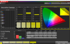 CalMAN verzadiging (profiel: standaard)