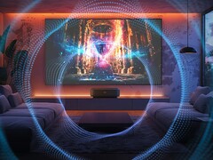 Epsons Lifestudio Grand EH-LS670 projector (op de foto) heeft verschillende verbeteringen ten opzichte van zijn voorganger. (Afbeeldingsbron: Epson)