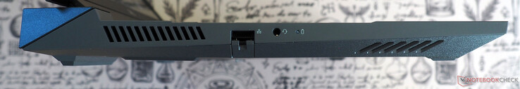 Links: RJ45 Ethernet, 3,5 mm audio-aansluiting