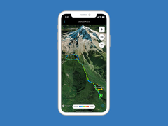 Garmin&#039;s 3D Maps functie (afbeelding) is alleen voor Connect+ abonnees. (Afbeelding bron: Garmin, bewerkt)
