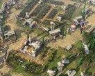 Een afbeelding van een stad in Age of Mythology: Retold.