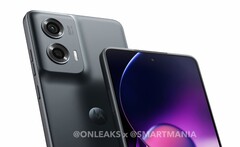 De Moto G Stylus 2024 volgt Motorola's nieuwe Moto G-designtaal. (Afbeeldingsbron: @OnLeaks & Smartmania)