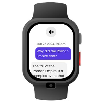 Pinwheel Watch gebruikt de kindveilige PinwheelGPT AI-chatbot om vragen over de wereld te beantwoorden, die op afstand door ouders kunnen worden gecontroleerd. (Afbeeldingsbron: Pinwheel)