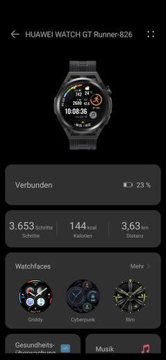 De Health app kan worden gebruikt om verschillende Huawei apparaten te koppelen.