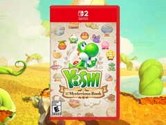 Yoshi en het Mysterieuze Boek fysieke Switch 2 spel getoond