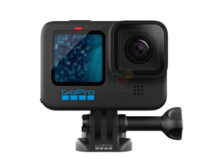 Visueel ziet de GoPro Hero 11 Black er identiek uit als zijn voorganger. (Afbeelding bron: @rquandt & WinFuture)