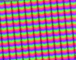 Licht korrelig, mat subpixel raster