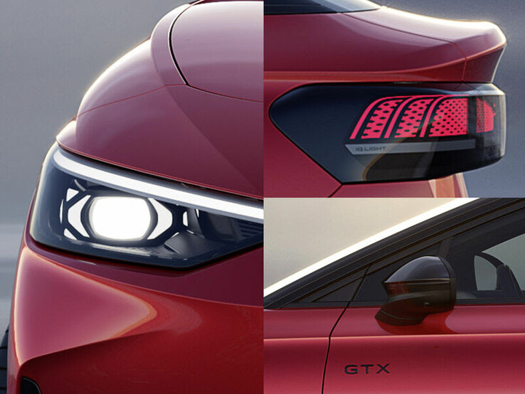 De eerste paar officiële glimpen van de ID.7 GTX. (Bron: Volkswagen)