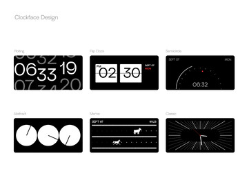 U kunt kiezen uit verschillende wijzerplaten.