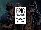 Banner voor Blood West op de Epic Games Store wordt getoond (Afbeelding bron: Epic Games Store met bewerkingen)