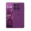 De Motorola Edge 60 Pro in de Sparkling Grape kleurvariant (Afbeelding bron: Motorola)
