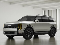 De Kia Telluride uit 2027, afgebeeld in de uitvoering ‘Ivory Silver’