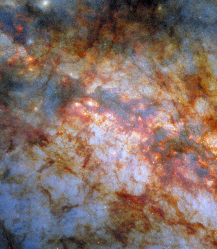 Een afbeelding van Messier 82 vastgelegd door Hubble (Afbeeldingsbron: ESA/Hubble, NASA en W. D. Vacca)