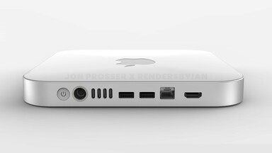 Vorige Mac mini rendering. (Afbeelding bron: Jon Prosser/Ian Zelbo)